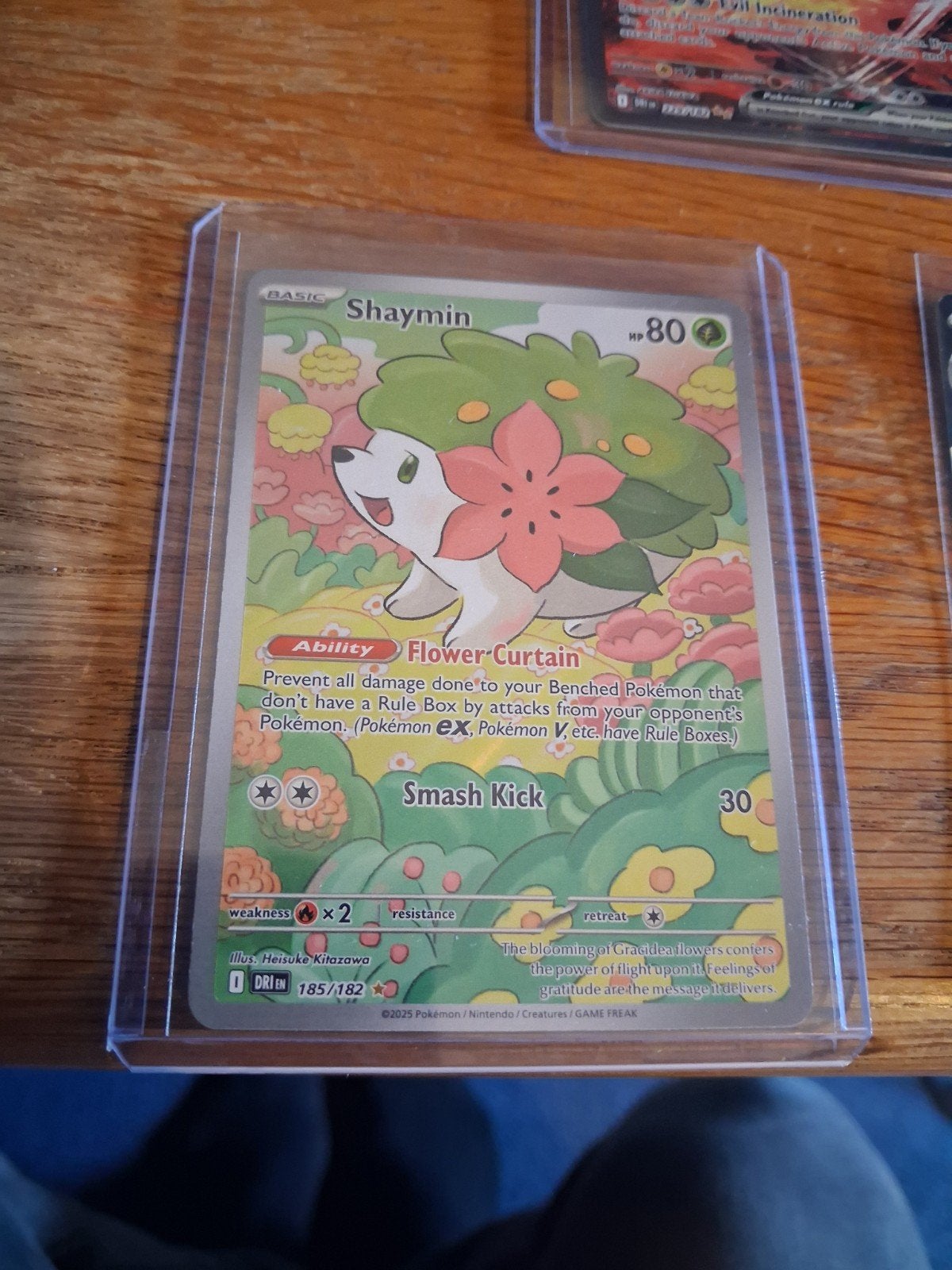 shaymin 185, Hobby en Vrije tijd, Ophalen of Verzenden, Nieuw, Losse kaart, Foil