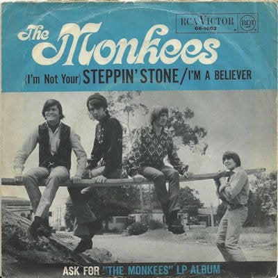 The MONKEES  1966   GROTE Nr 1 HIT DESTIJDS !!! M1315, Ophalen of Verzenden, Gebruikt, 7 inch, Pop