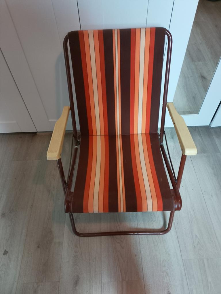 Vintage klapstoel, Ophalen of Verzenden, Huis en Inrichting
