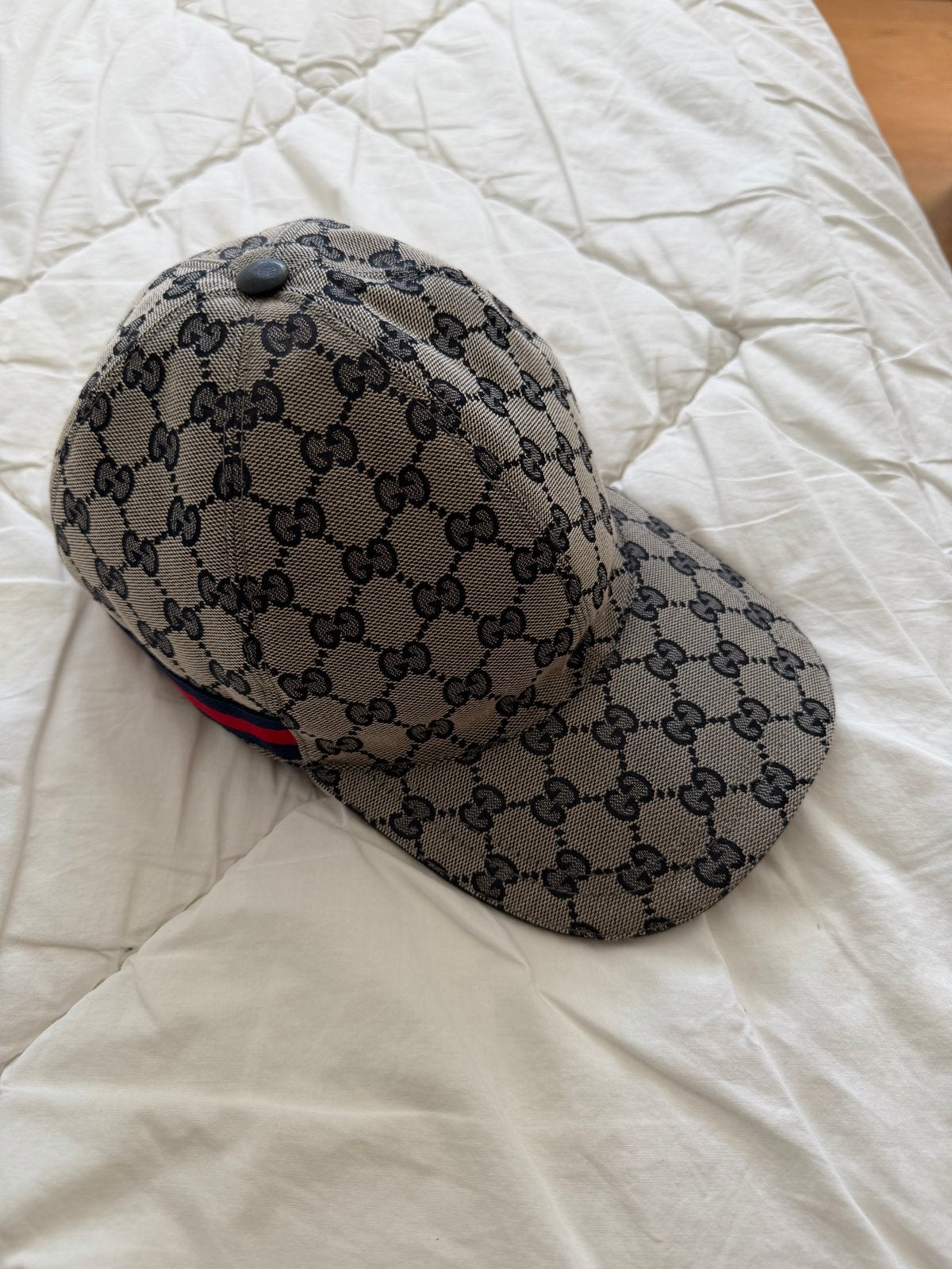 Gucci GG Canvas Baseballpet Maat XL, Ophalen of Verzenden, Zo goed als nieuw, 60 cm (XL, 7½ inch) of meer, Pet