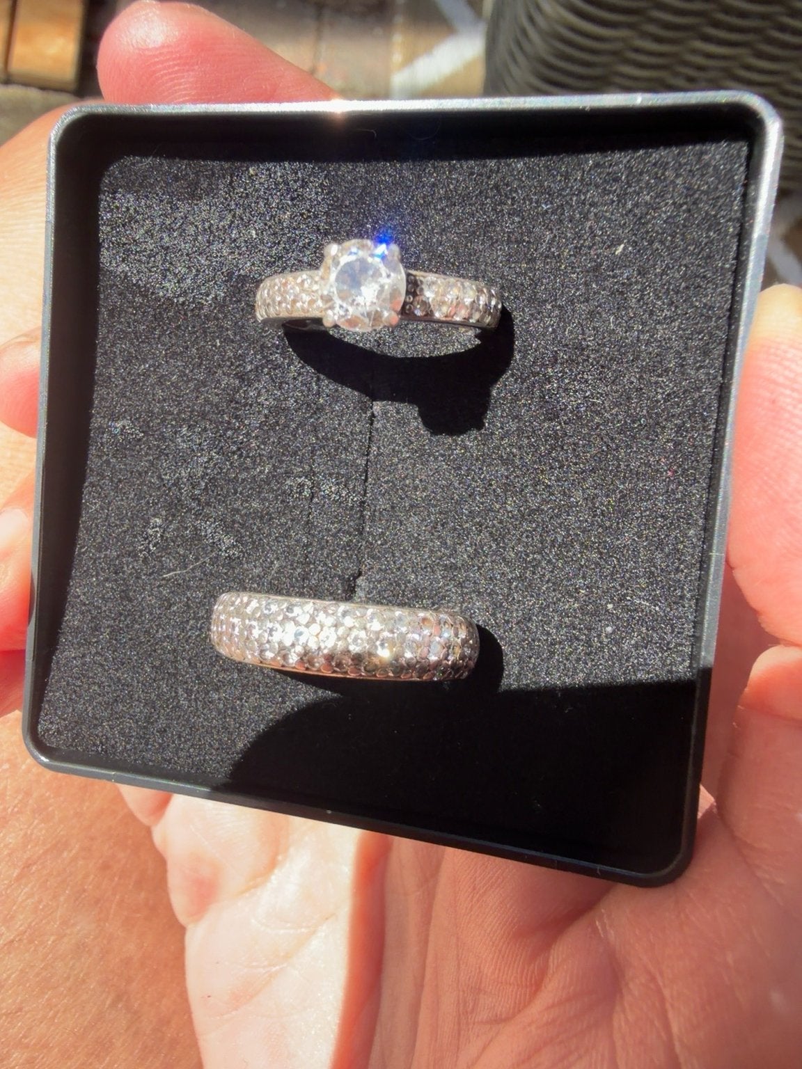 Originele TI SENTO Milano ringen set – 925 Sterling Zilver, Ophalen of Verzenden, Dame, Zilver, Kleiner dan 17