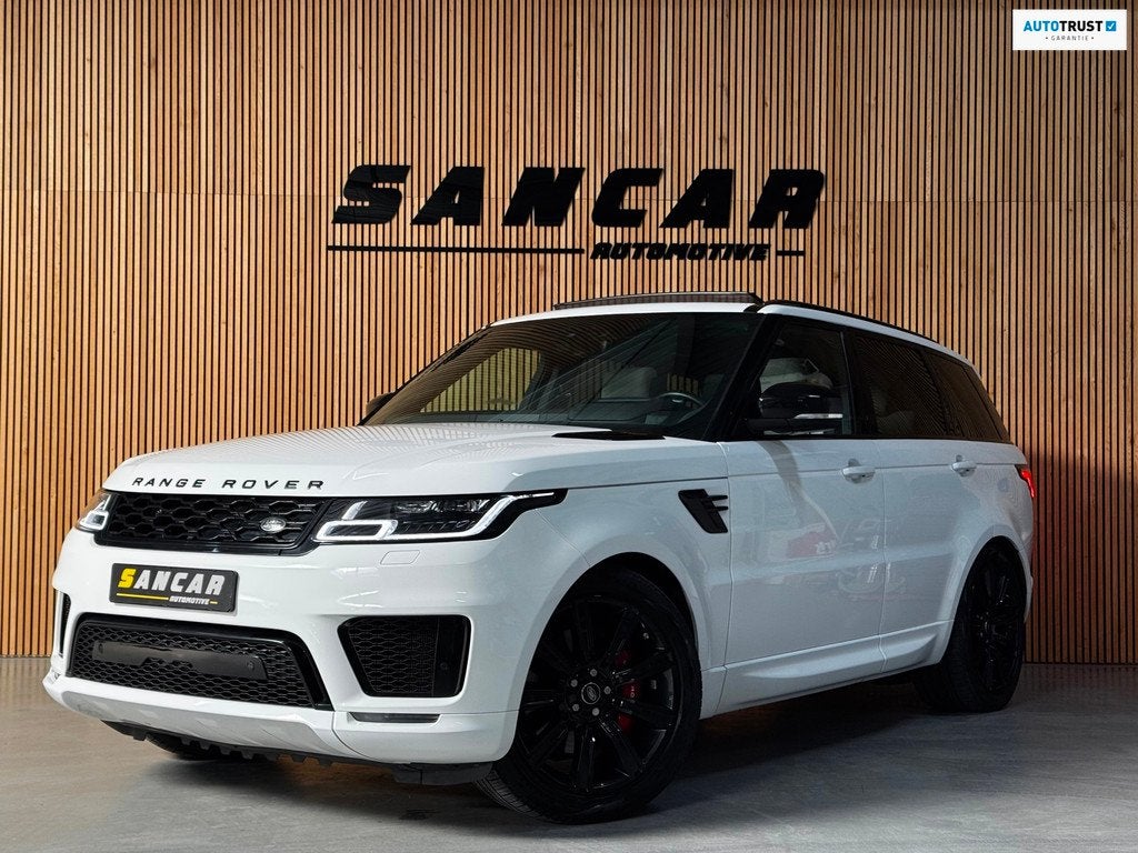 Land Rover Range Rover Sport P400 HSE Dynamic PANO|MERIDAN|H, Auto's, Land Rover, Gebruikt, 4 cilinders, 2500 kg, Wit
