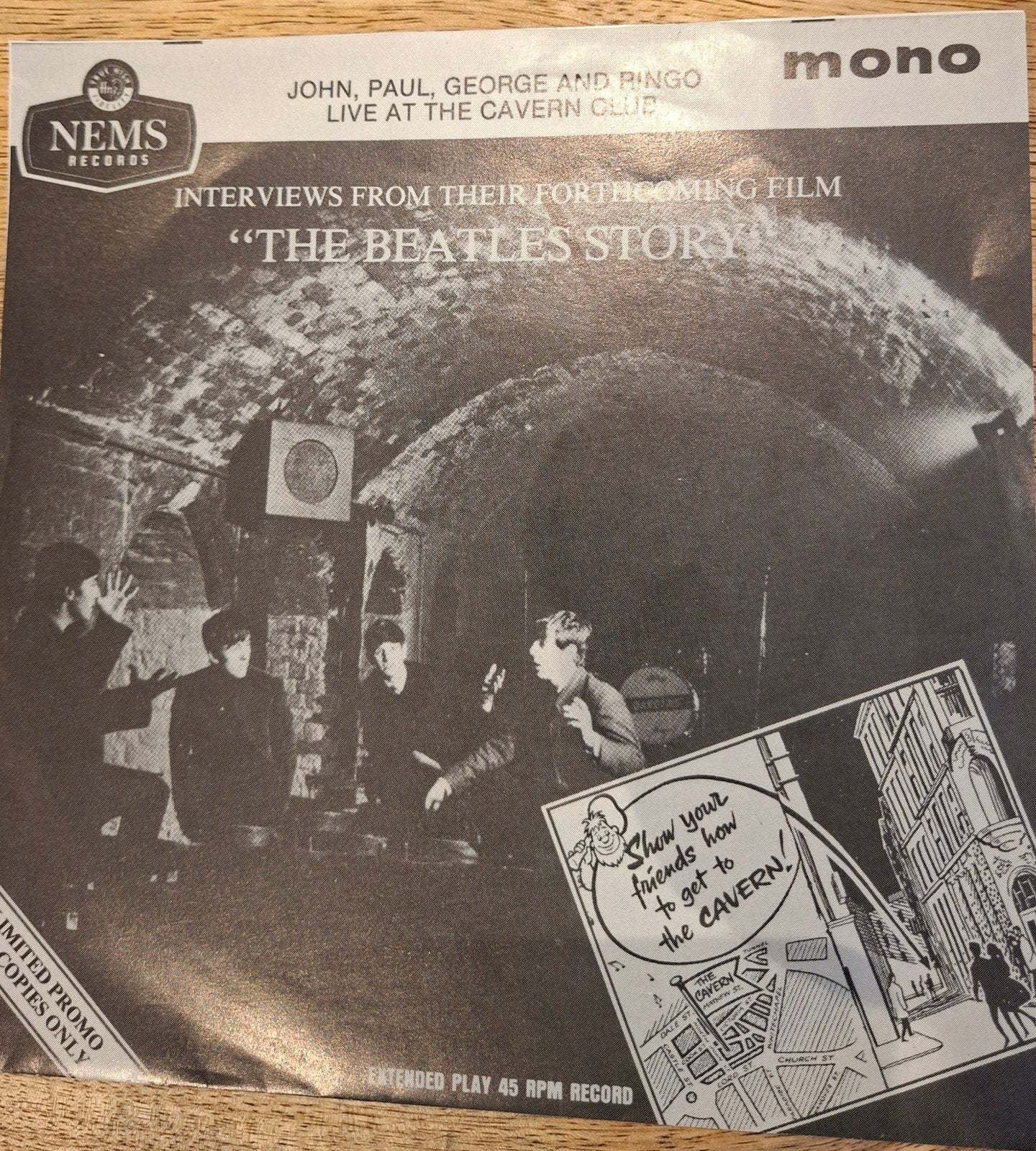 The Beatles Story - Live at The Cavern Club (Limited Promo), Gebruikt, 7 inch, Ophalen of Verzenden, Pop