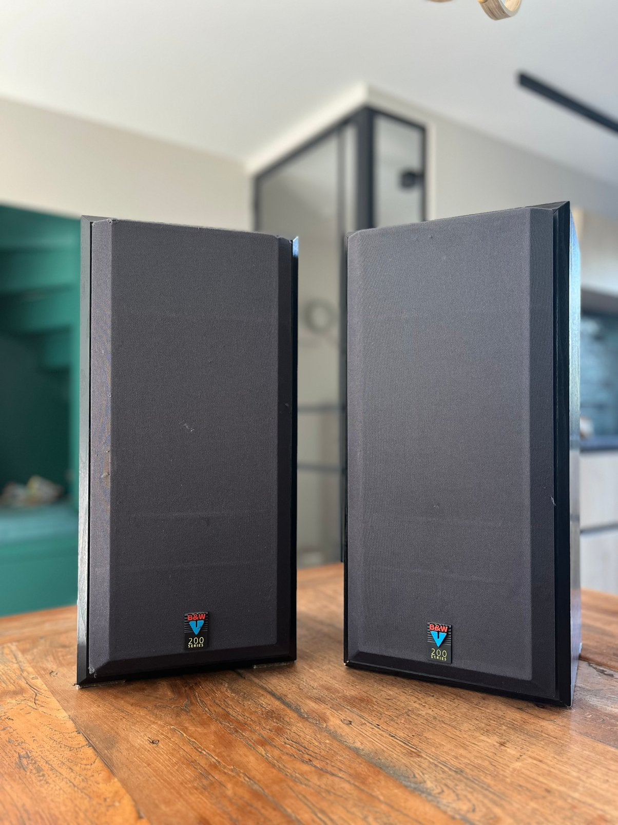 B&W V202 – Bowers & Wilkins vintage speakers – werkend, Ophalen, Stereo speakers, Gebruikt, Basreflex