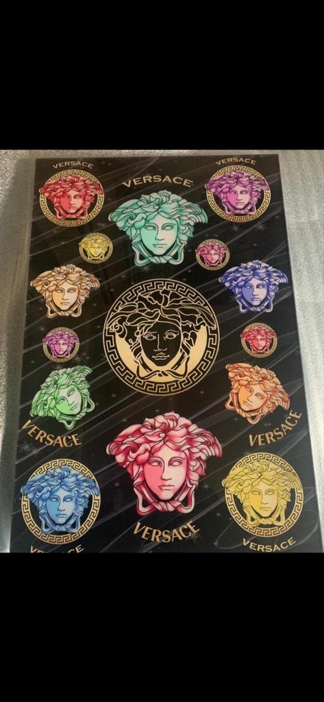 Versace Medusa Wanddecoratie - Kleurrijk & Stijlvol, Ophalen of Verzenden