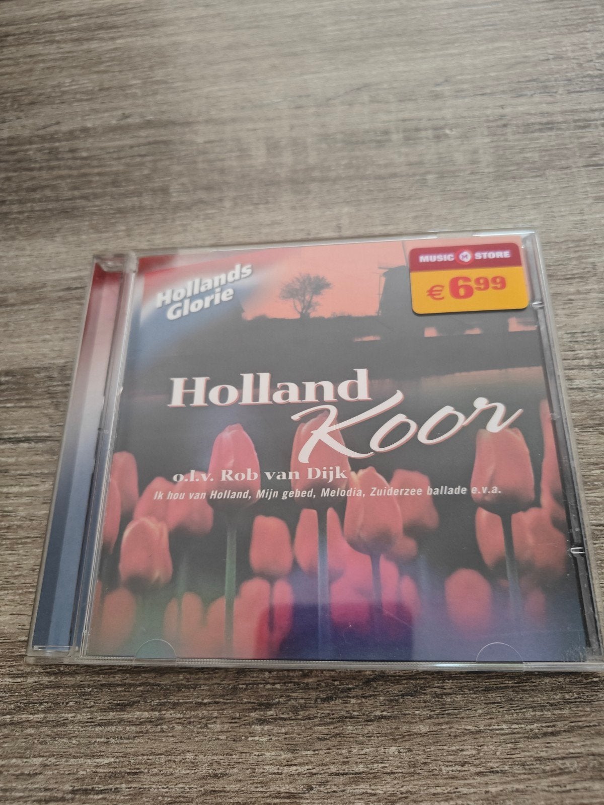 Holland Koor o.l.v. Rob van Dijk - Hollands Glorie CD, Gebruikt, Ophalen of Verzenden, Volksmuziek, Inclusief doosje