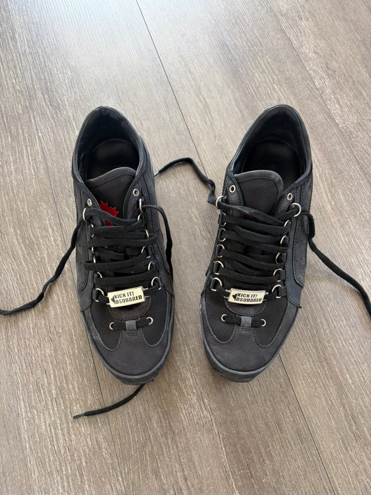 Dsquared2 zwarte heren sneakers maat 41, Zwart, Ophalen of Verzenden, Sneakers of Gympen, Gedragen