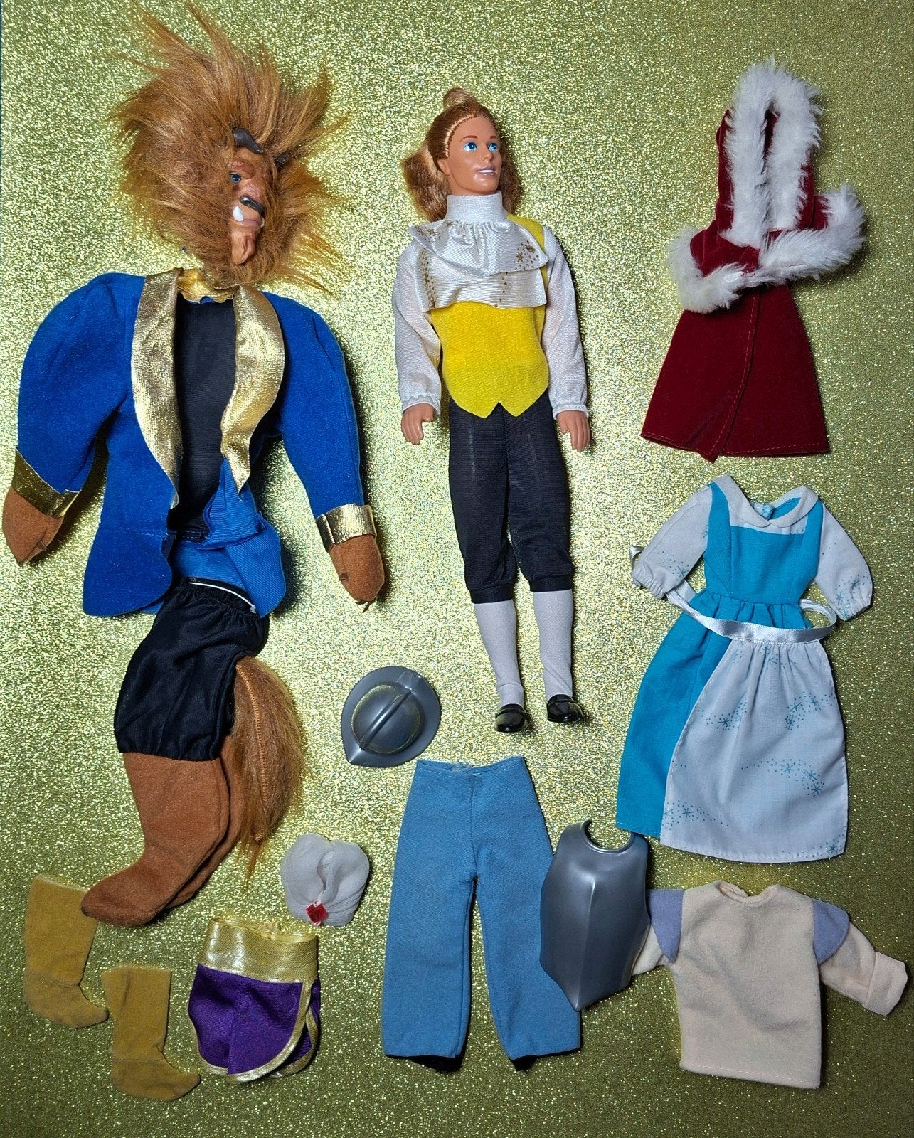 Vintage Mattel Disney prins uit film met extra's, Verzenden, Zo goed als nieuw, Fashion Doll