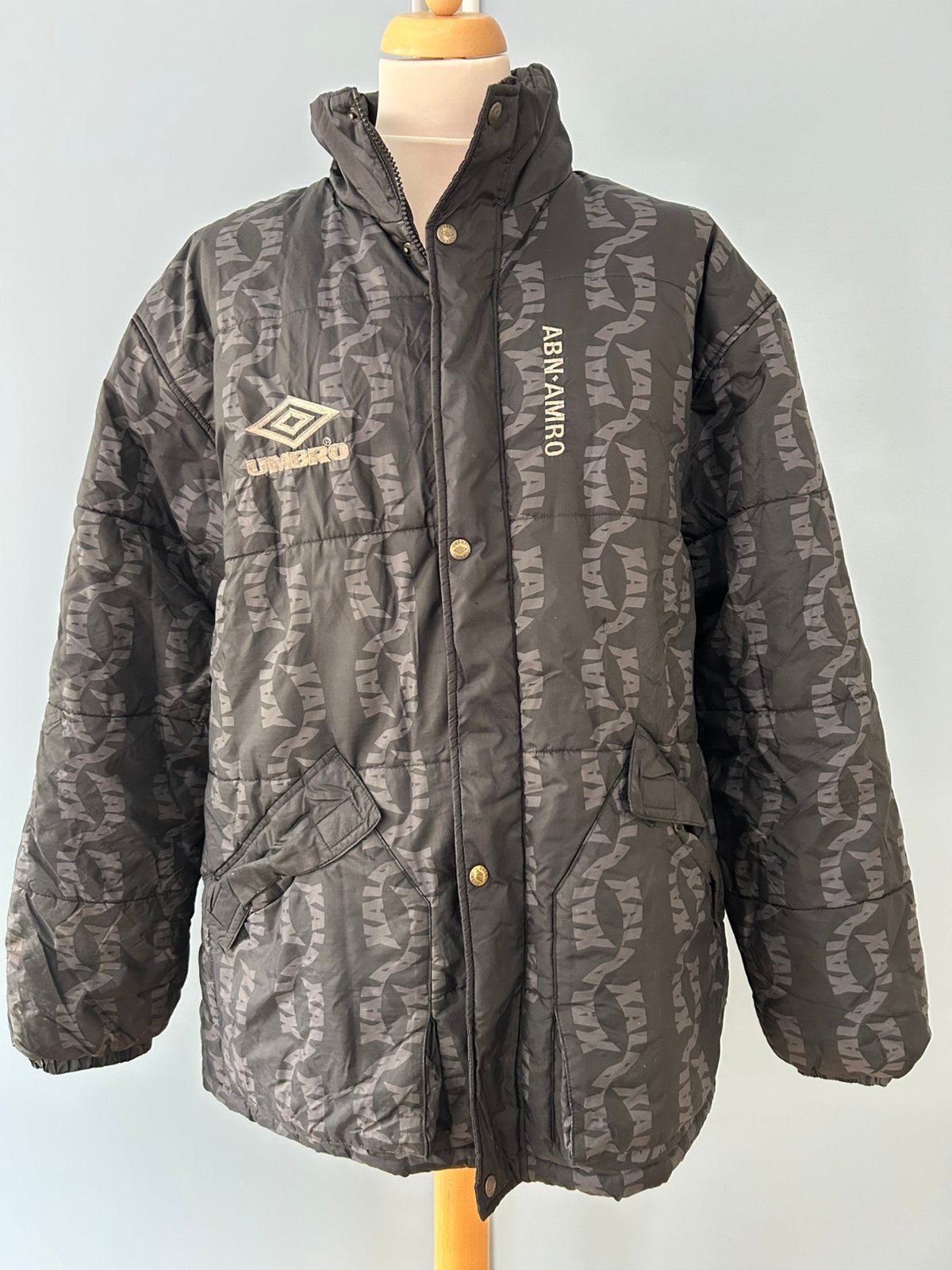 AJAX Umbro 1998/99 team issue Bench Coat vintage, Maat XL, Ophalen of Verzenden, Gebruikt, Trainingspak