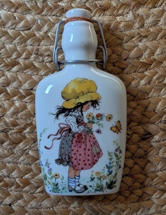 Vintage Holly Hobbie flesje, Ophalen of Verzenden, Huis en Inrichting