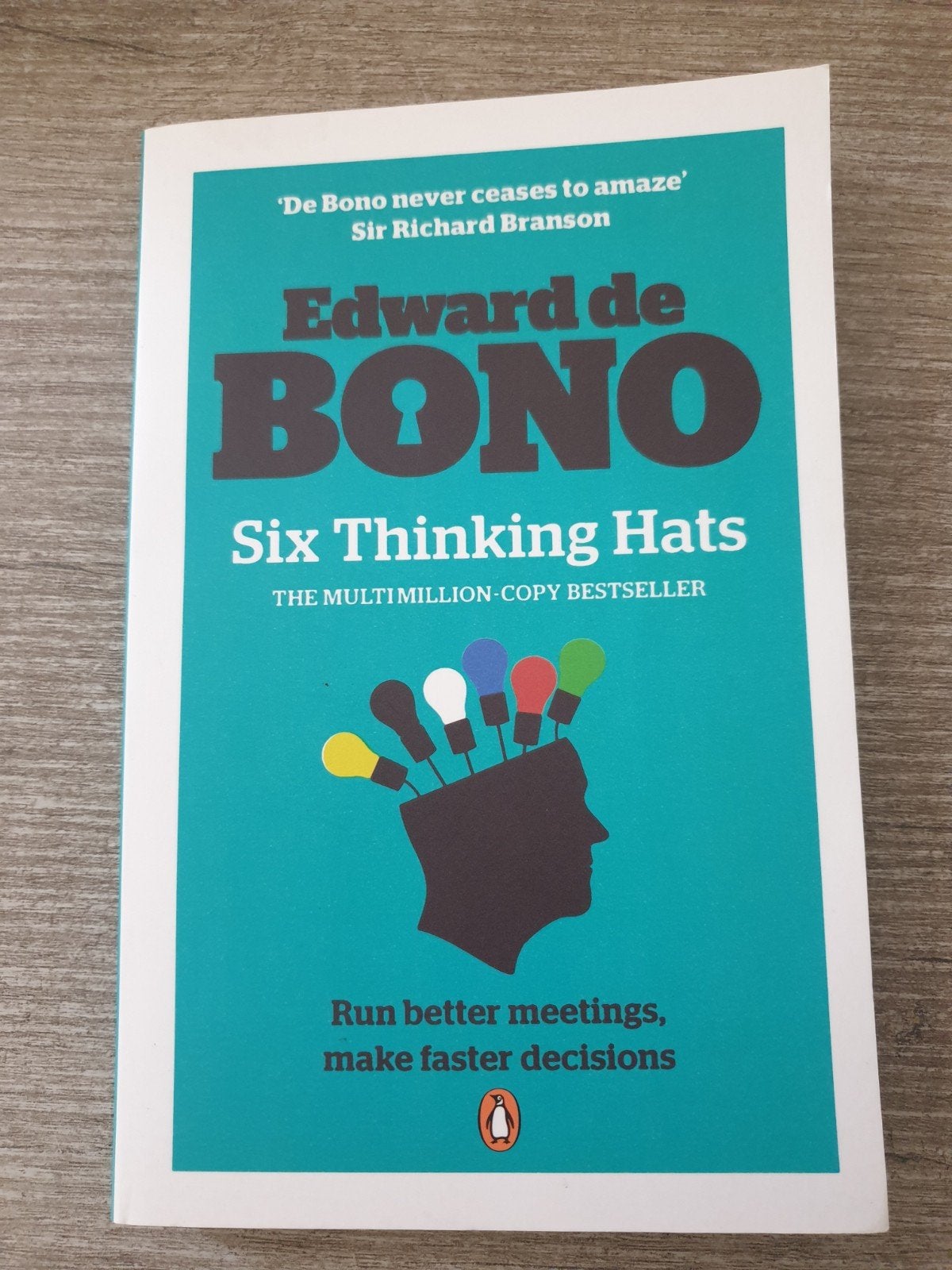 Edward de Bono - Six Thinking Hats, Ophalen of Verzenden, Gelezen, Edward de Bono