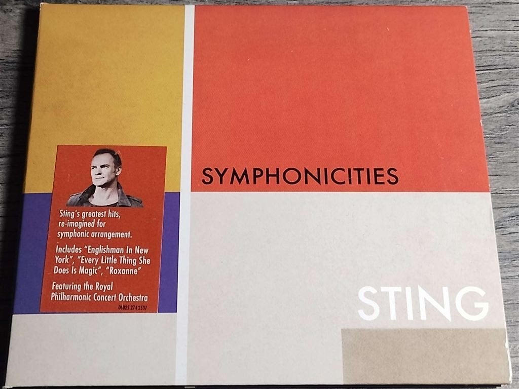 Sting ‎- Symphonicities [Digisleeve], Cd's en Dvd's, Cd's | Pop, Zo goed als nieuw, Ophalen of Verzenden
