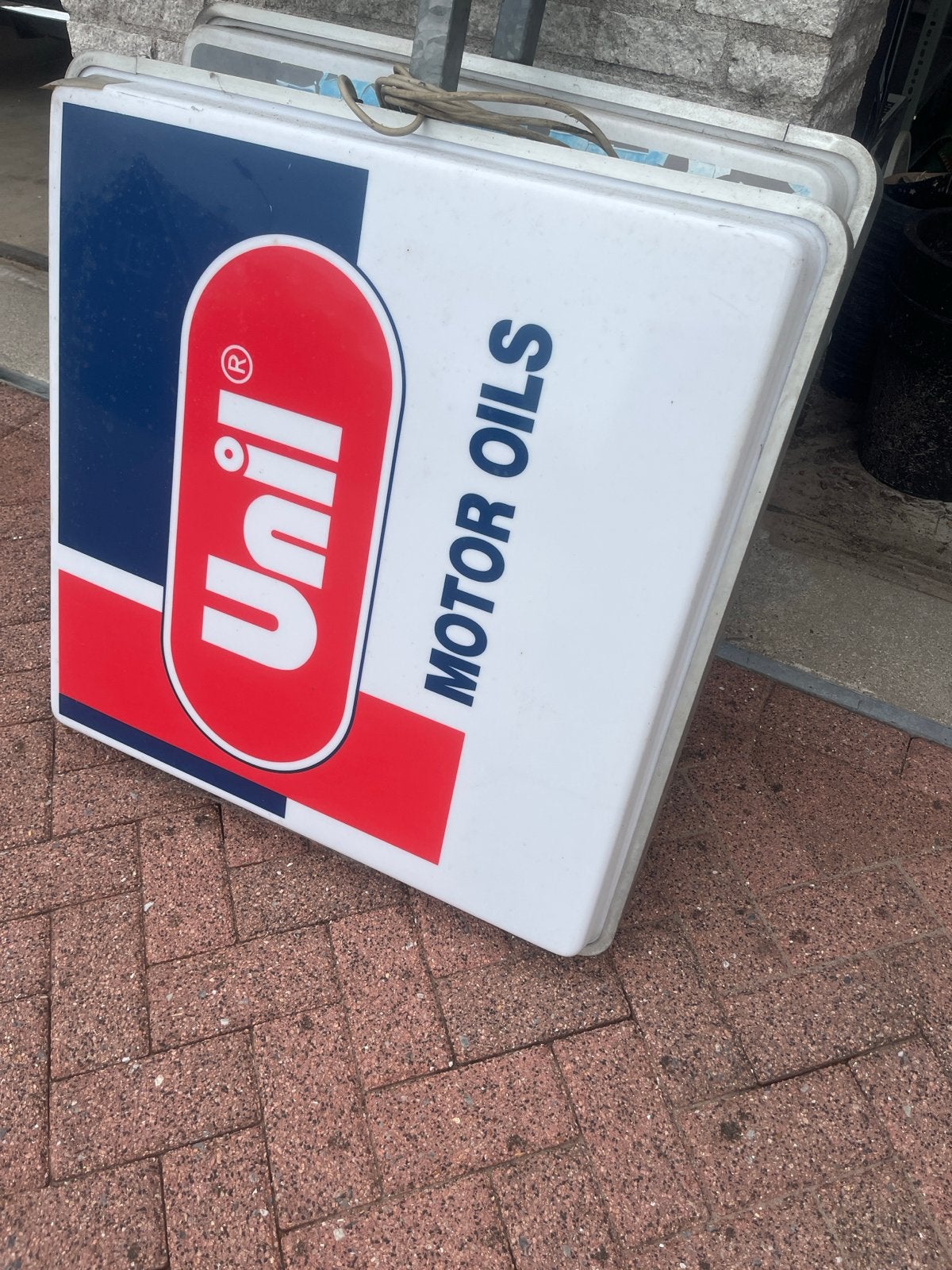 2 Lichtbakken - Reclame verwijderen en nieuwe reclame, Ophalen, Gebruikt