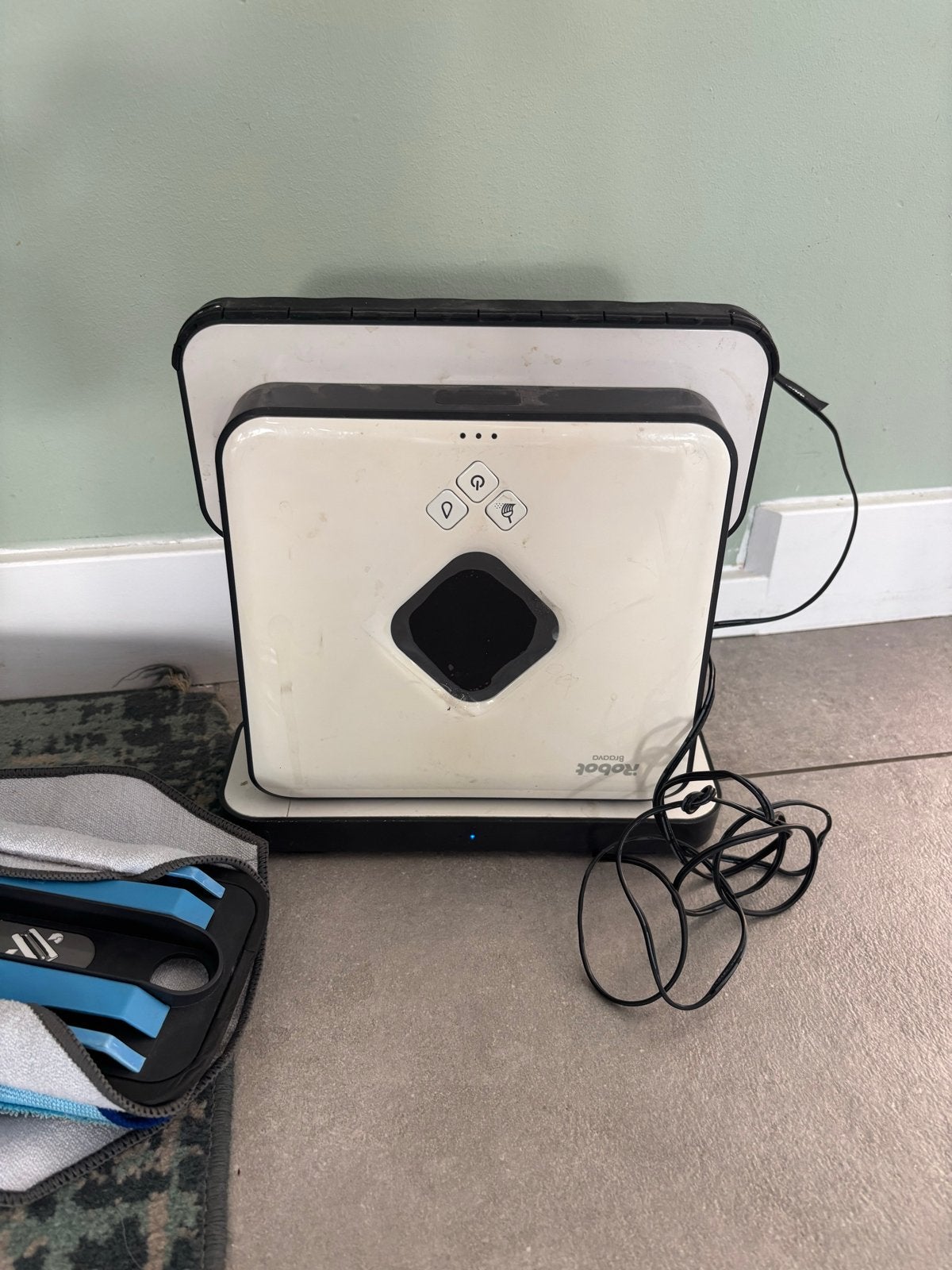 iRobot Braava 380t Vloerreiniger - Zo goed als nieuw, IRobot, Ophalen of Verzenden, Zo goed als nieuw, Vloerreiniger