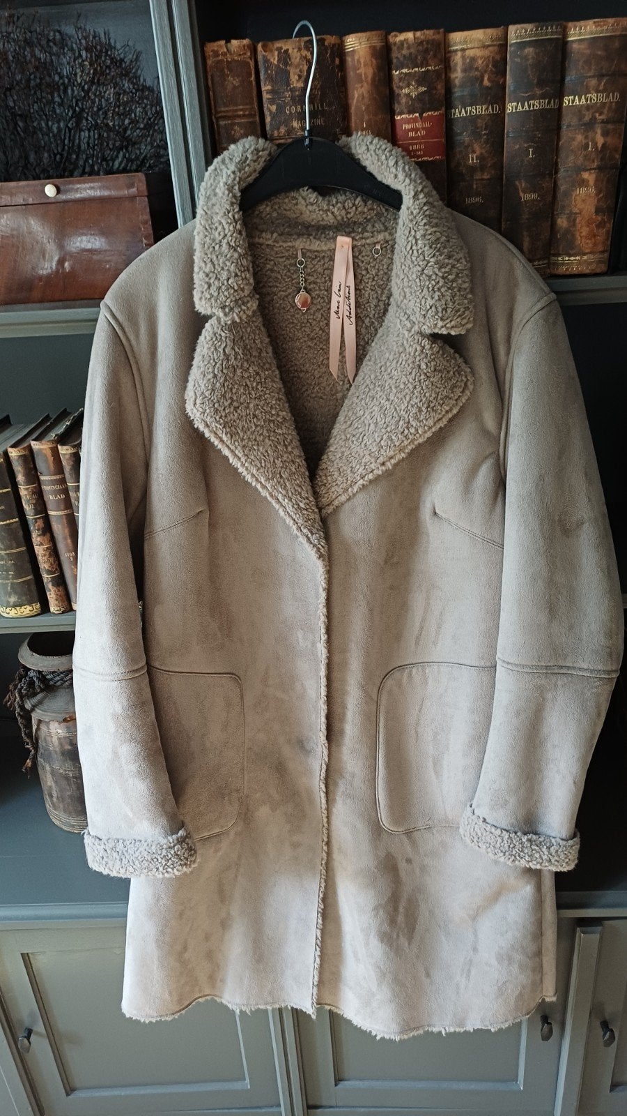 MARCCAIN Lammycoat - Maat 42 -  goede staat, Kleding | Dames, Marc Cain, Overige kleuren, Maat 42/44 (L), Ophalen of Verzenden