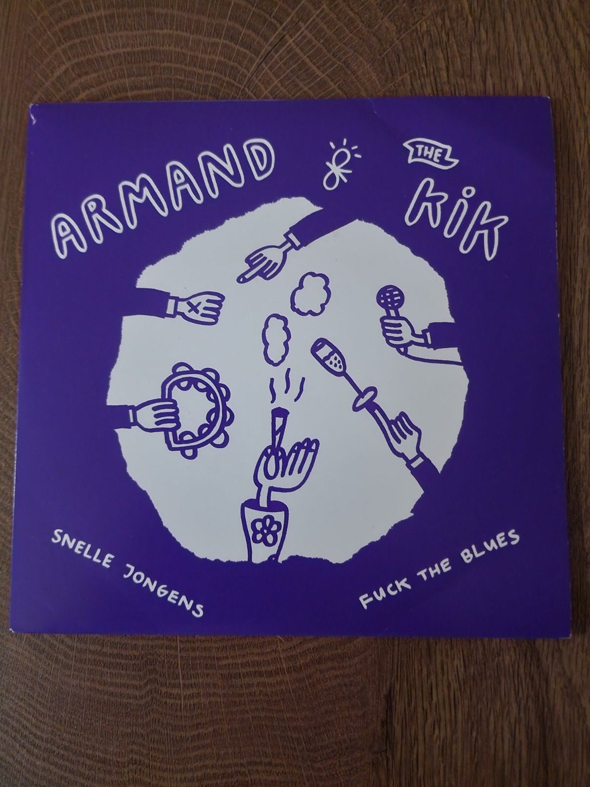 Armand & The Kik - Snelle Jongens / Fuck The Blues 7 inch, Ophalen of Verzenden, 2010 - 2019, Gebruikt, 7 inch