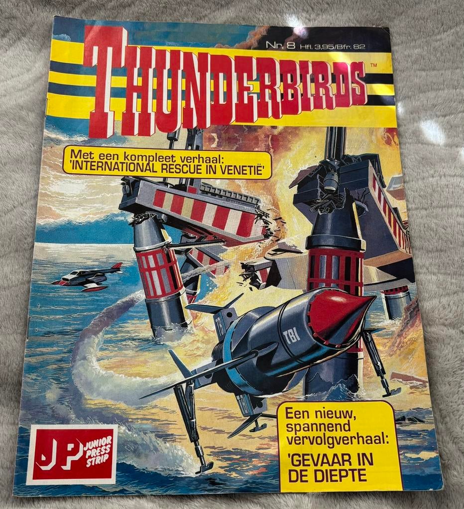 Junior Press Stripboek: Thunderbirds #8. NL, Eén comic, Ophalen of Verzenden, Gelezen, Europa