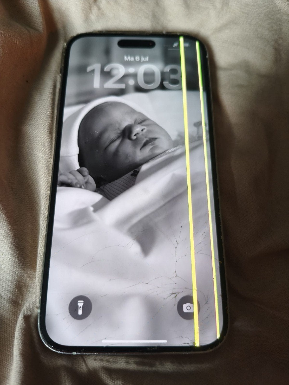 iPhone 14 Pro Max Wit - Scherm en achterkant kapot, Wit, Ophalen of Verzenden, Zonder simlock, Niet werkend