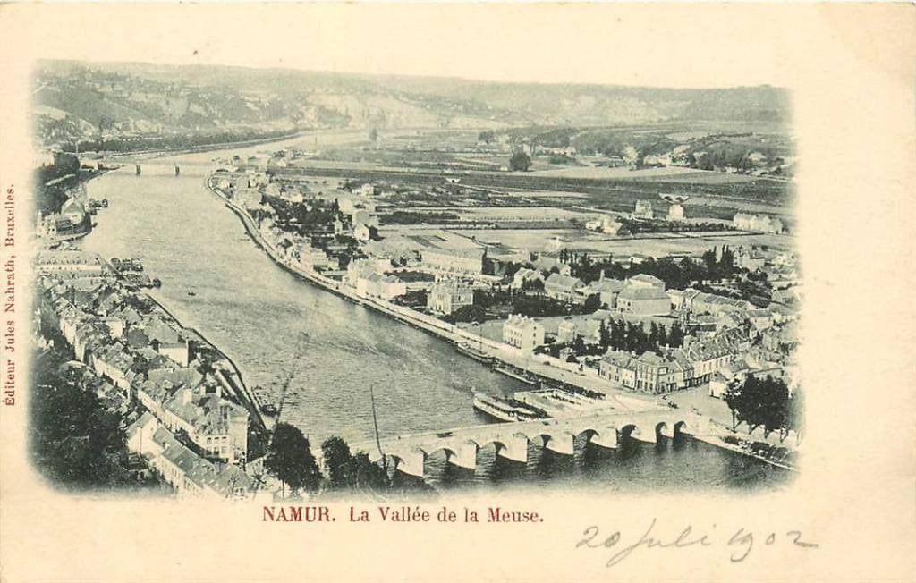 381-127-011 Namur La Vallée de la Meuse, Verzenden, Voor 1920, Overig Europa
