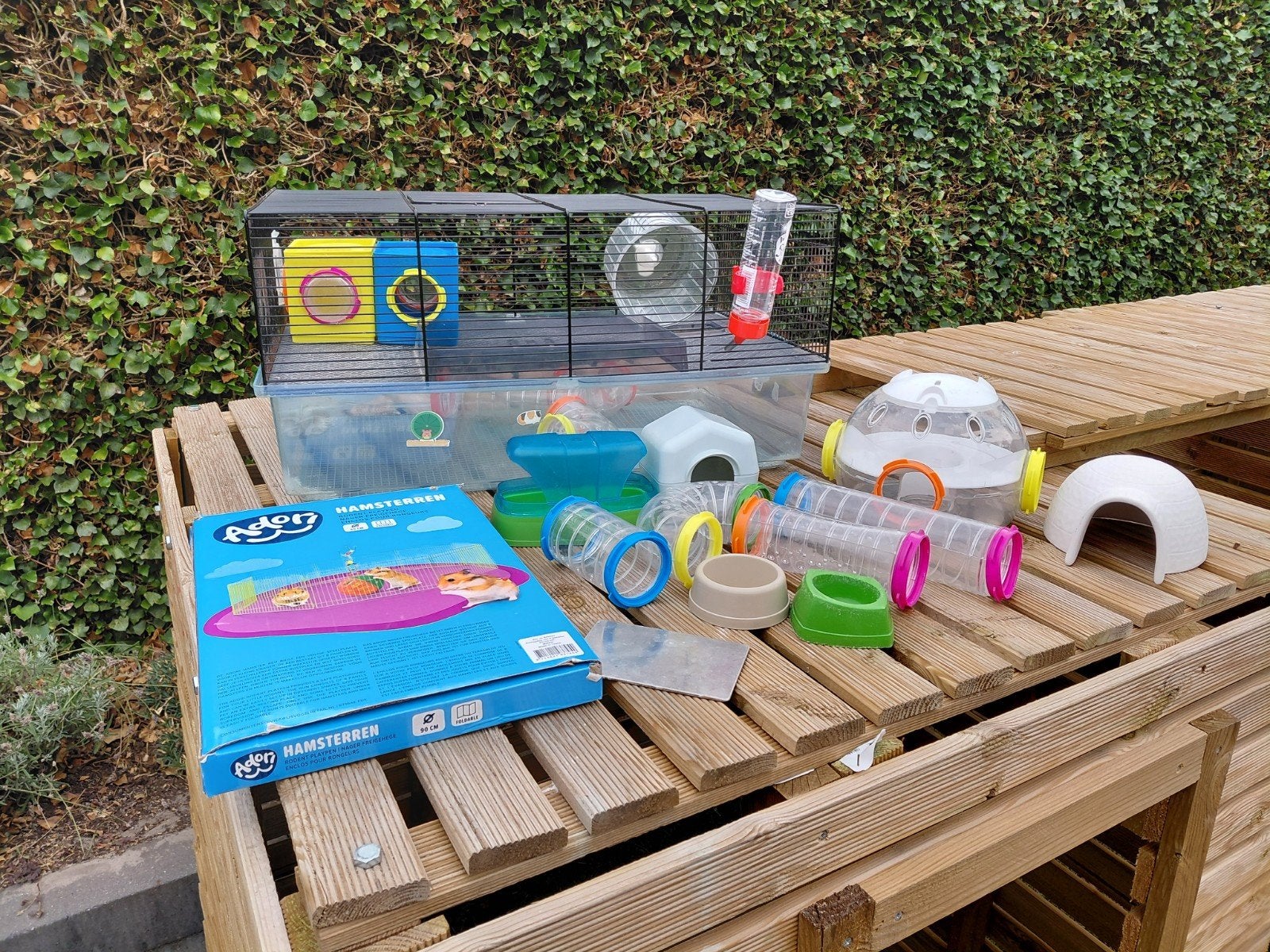 hamsterkooi met accessoires, Ophalen, Minder dan 75 cm, Kooi, Minder dan 60 cm