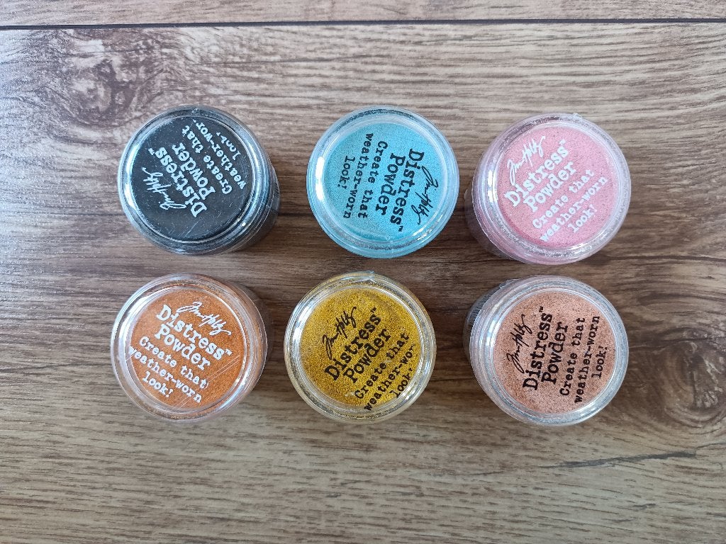 Distress Embossing Powder - Set van 6, Ophalen of Verzenden, Nieuw, Overige typen
