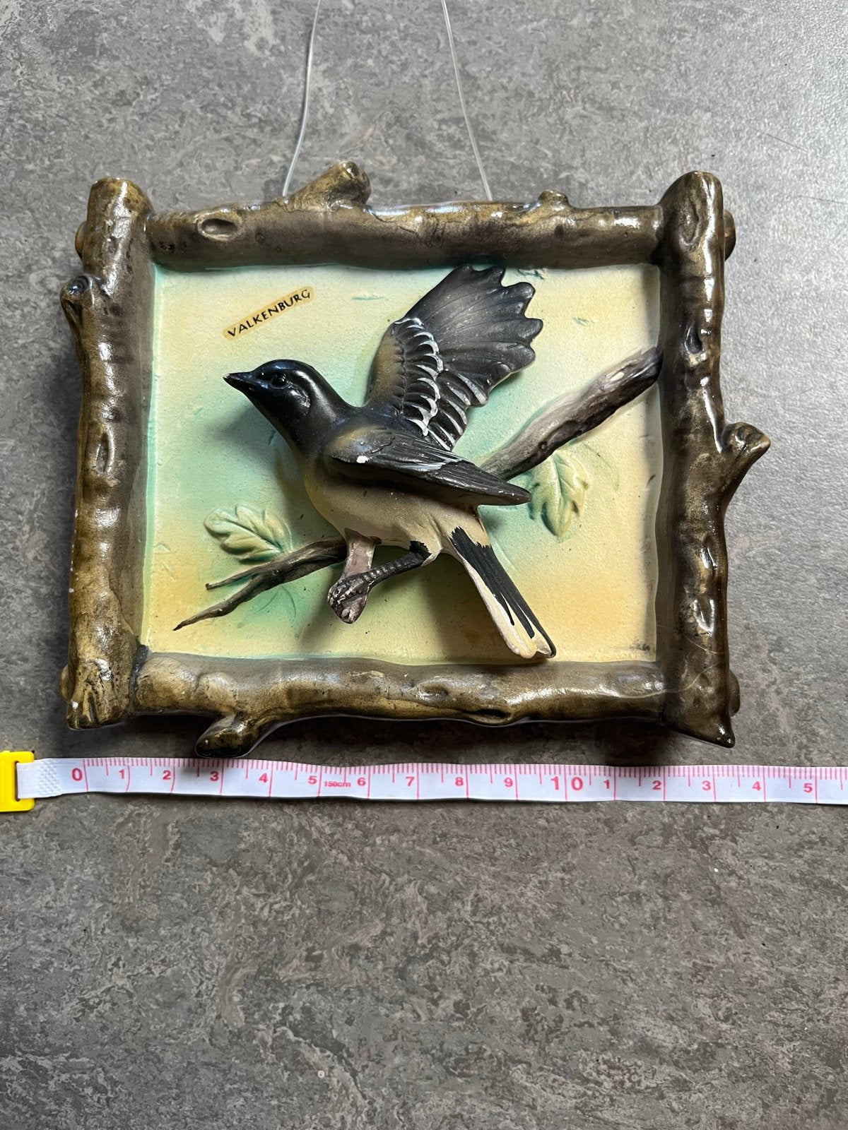 Vintage Souvenir Wanddecoratie Valkenburg Vogel, Verzamelen, Ophalen of Verzenden, Gebruikt