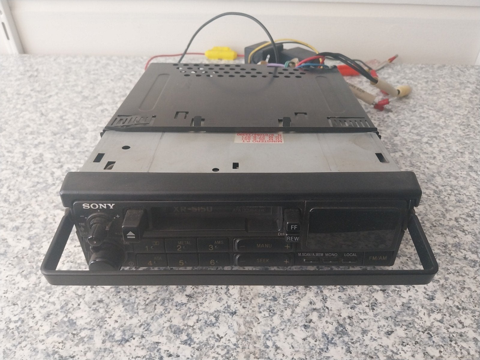 Sony XR-5150 FM/AM Cassette Autoradio - Vintage, Ophalen, Gebruikt
