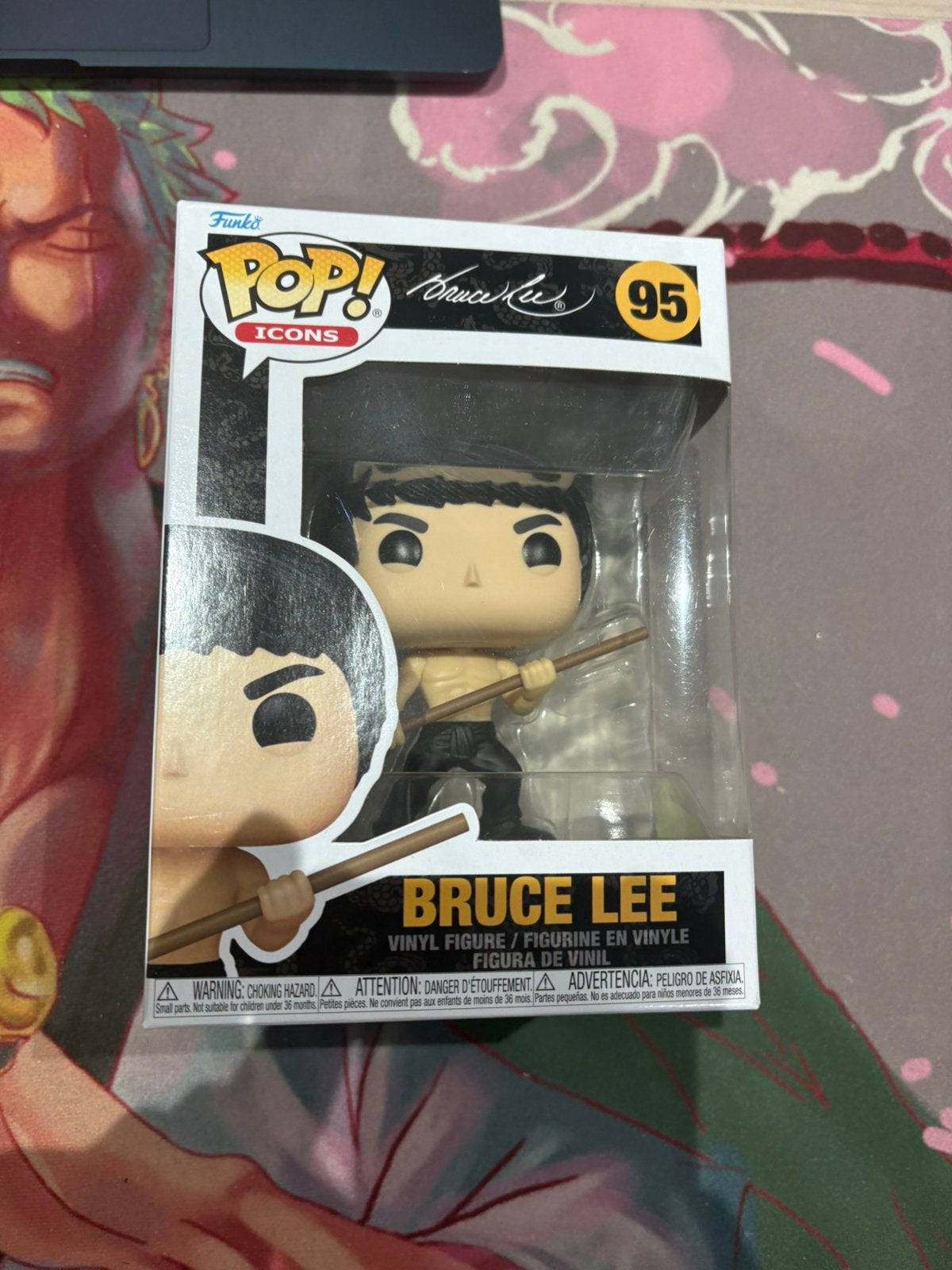 Funko Pop! Icons #95 Bruce Lee with Bo Staff, Funko Europe, Ophalen of Verzenden, Zo goed als nieuw, 4th floor, 1 Queen Caroline St, London W6 9YN, Verenigd Koninkrijk