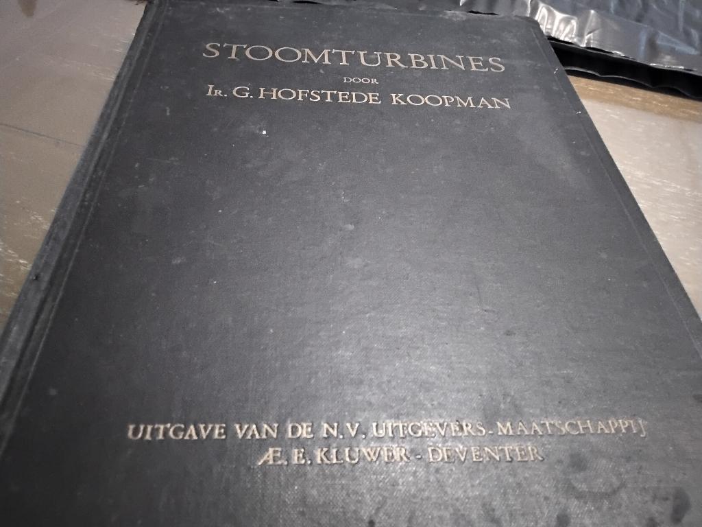 boek over stoomturbines, Boeken, Techniek, Gelezen, Ir G. Hofstede Koopman, Ophalen of Verzenden, Overige onderwerpen