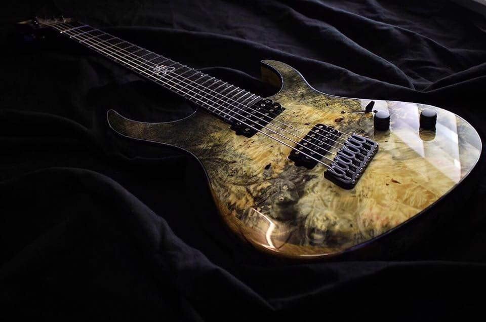 Vandermeij Magistra 7 String Custom Elektrische gitaar, Ophalen, Zo goed als nieuw, Solid body, Overige merken