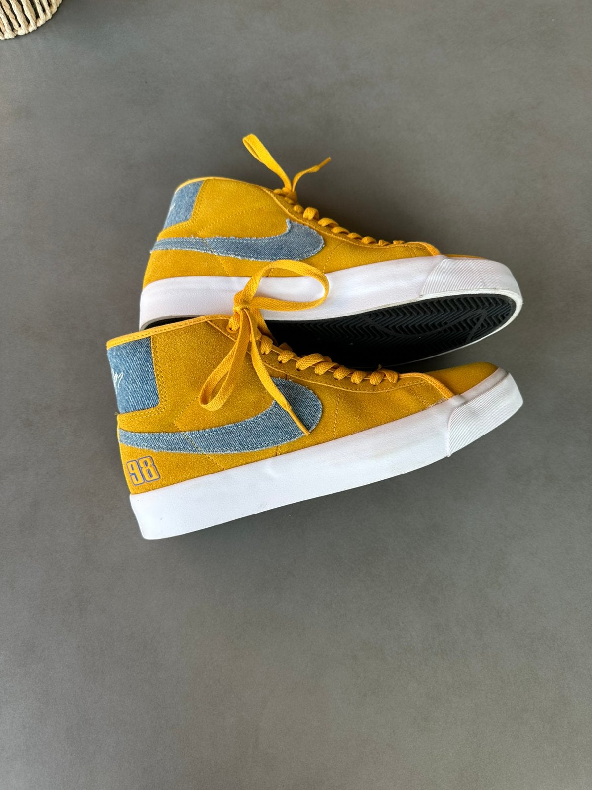 Nieuwe gele Nike Zoom Blazer Mid Pro GT, mt 41, Verzenden, Geel, Nike, Nieuw