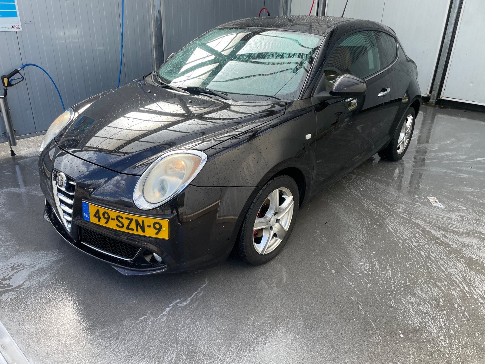 Alfa Romeo MiTo 1.3 D 62KW 2012 Zwart, Auto's, Alfa Romeo, Voorwielaandrijving, Euro 5, 4 cilinders, Zwart