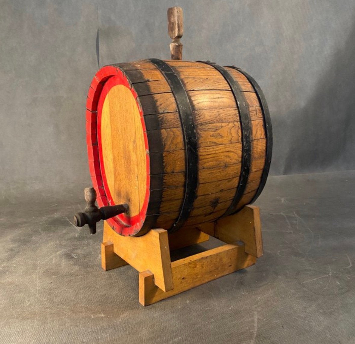 Oud houten vat – Traditionele Italiaanse azijnmaker, Antiek en Kunst, Ophalen of Verzenden