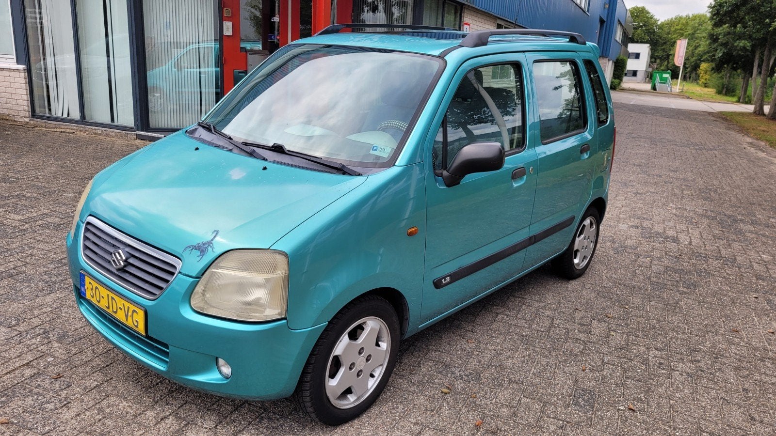 Suzuki Wagon R+ 1.3 2002 Groen nieuwe apk rijd super koopje, Auto's, Suzuki, Voorwielaandrijving, Stof, 31 €/maand, 4 cilinders