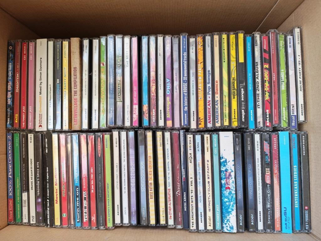 Collectie CD's single's Albums en verzamel, Ophalen, Gebruikt