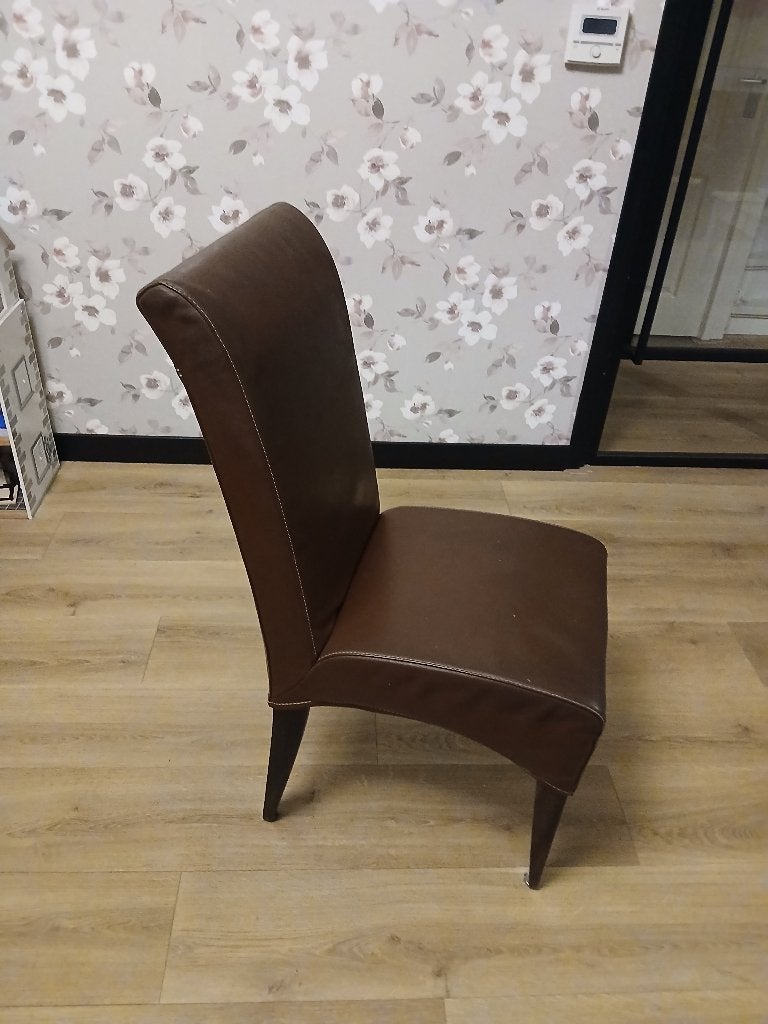 Stoelen, Huis en Inrichting, Stoelen, Ophalen, Gebruikt, Bruin, Vijf, Zes of meer stoelen
