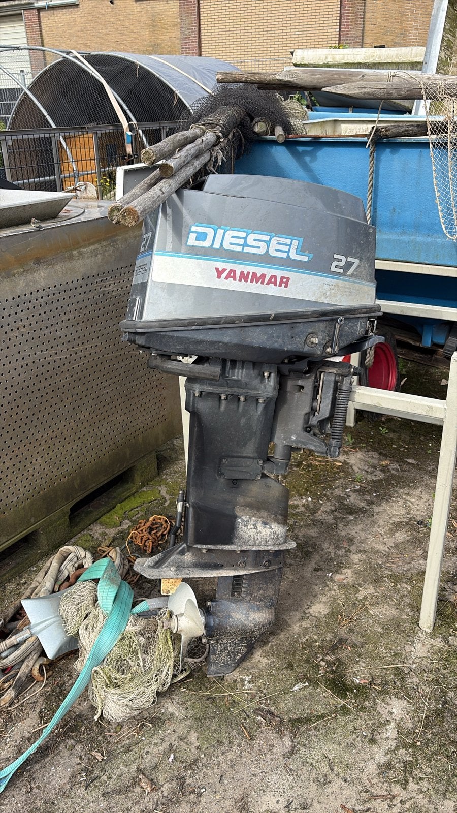Yanmar D27 Diesel Buitenboordmotor - Zo goed als nieuw, Ophalen, 10 tot 30 pk, Diesel, Zo goed als nieuw