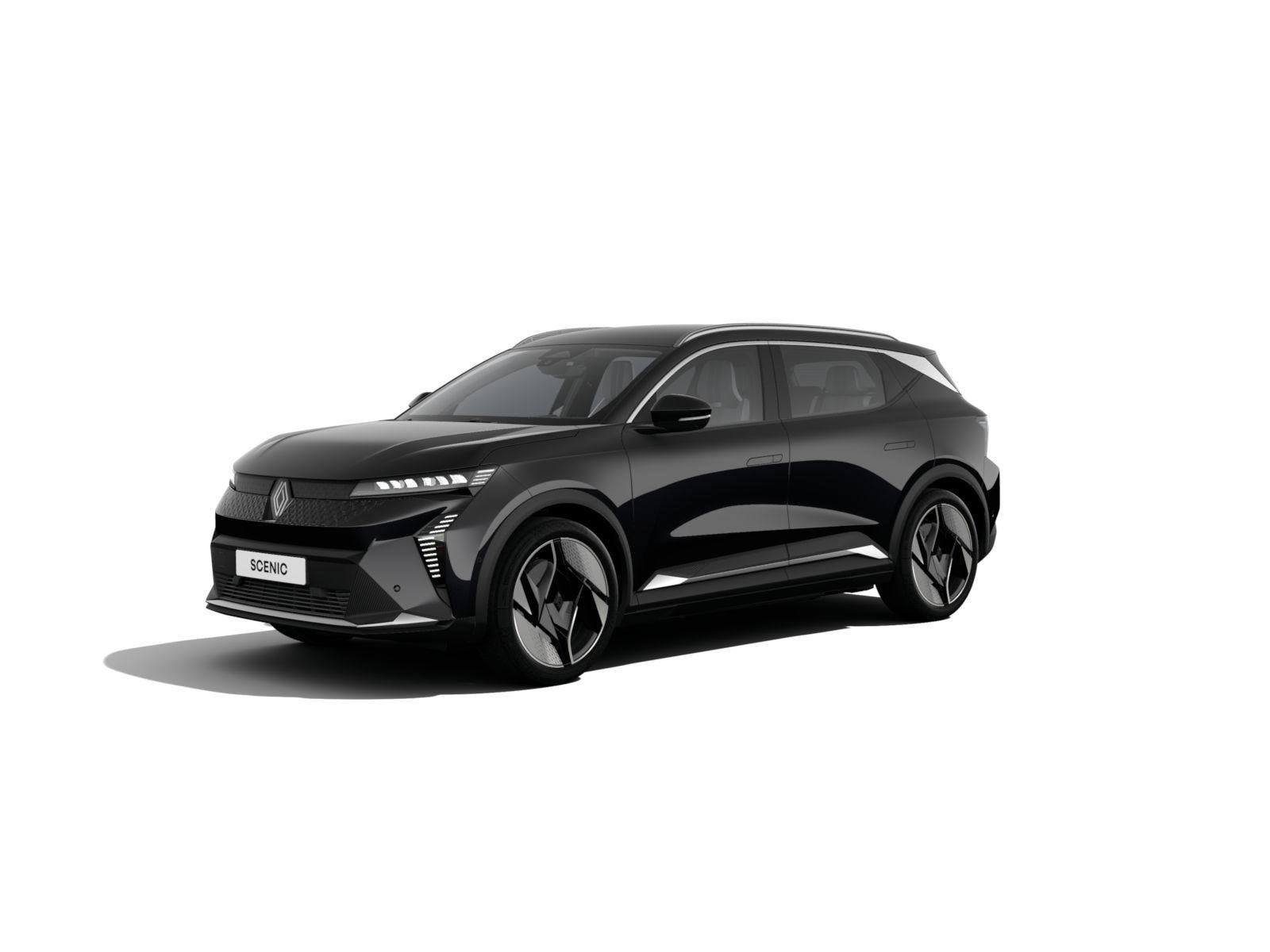 Renault Scenic E-Tech EV87 long range iconic Nu uit voorraad, Auto's, 12 maanden, Zwart, Zwart, 218 pk