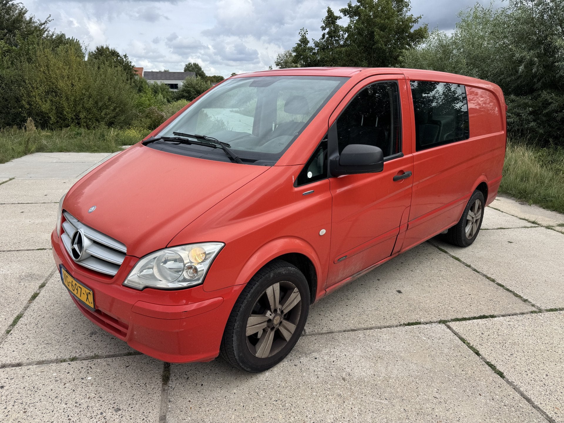 Mercedes-Benz Vito 116 CDI airco automaat dubbele cabine, Euro 5, Gebruikt, Zwart, 4 cilinders
