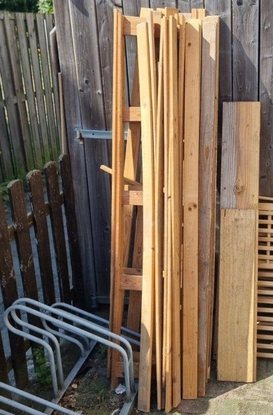 Partij vuren planken in zgan conditie, Ophalen, Minder dan 25 mm, Plank, Minder dan 200 cm