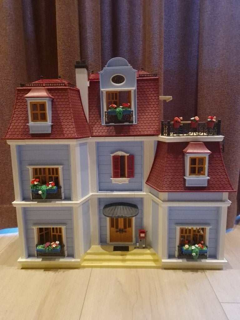 Playmobil groot herenhuis met inrichting, Ophalen, Zo goed als nieuw, Complete set, Gebouw