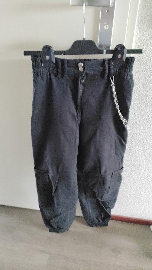 zwarte broek bershka, Kleding | Dames, Zwart, Zo goed als nieuw, Maat 36 (S), Lang