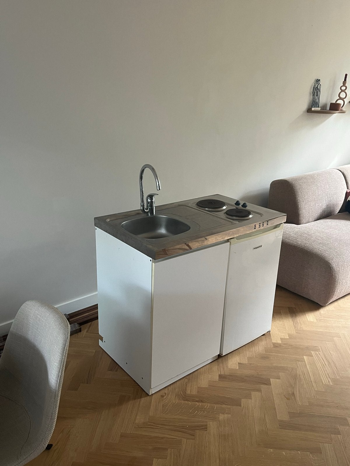 Keukenblok, kookplaat, koelkast, water, gootsteen & koelkast, Ophalen, Gebruikt, Toilet