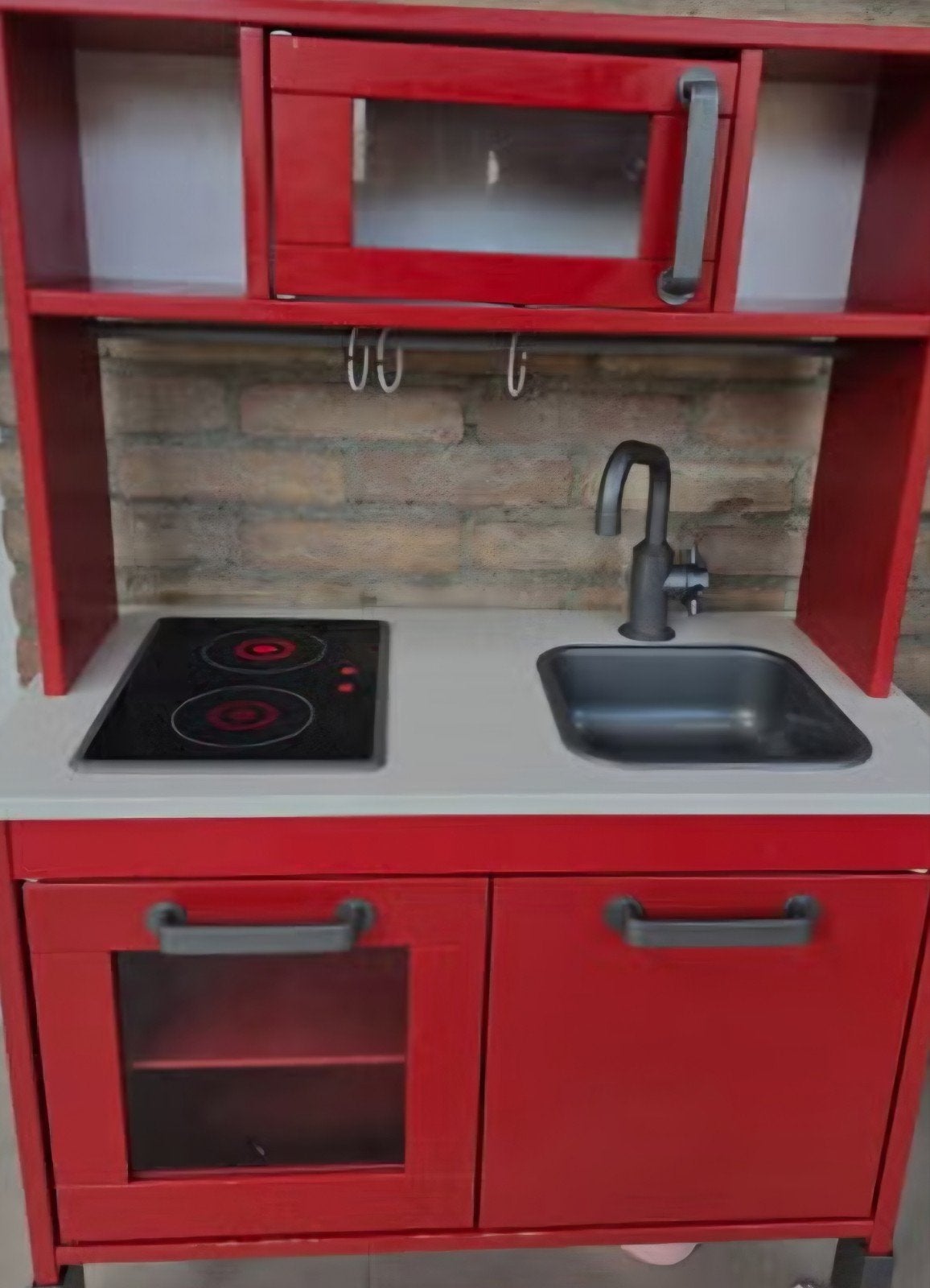 IKEA Duktig Speelkeuken - Rood, Ophalen, Zo goed als nieuw, Hout, Speelkeuken