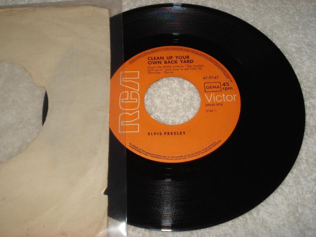 Elvis Presley     Clean up Your Own Backyard    Orgineel, Ophalen of Verzenden, Zo goed als nieuw, Pop