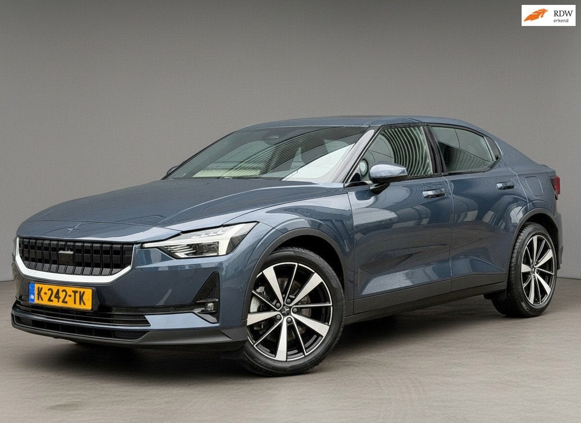 Polestar 2 Long Range Dual Motor Launch Edition 78kWhSOH 89%, Auto's, Polestar 2, Gebruikt, Zwart, Blauw