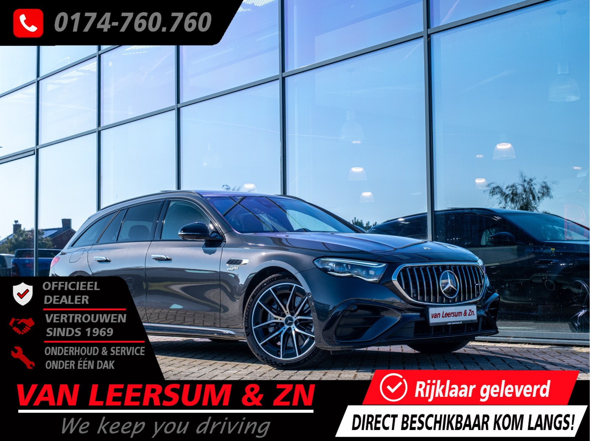 Mercedes-Benz E-Klasse Estate AMG E 53 4MATIC+ | 612 pk | 10, Auto's, Automaat, Dealer onderhouden, Zwart, Zwart