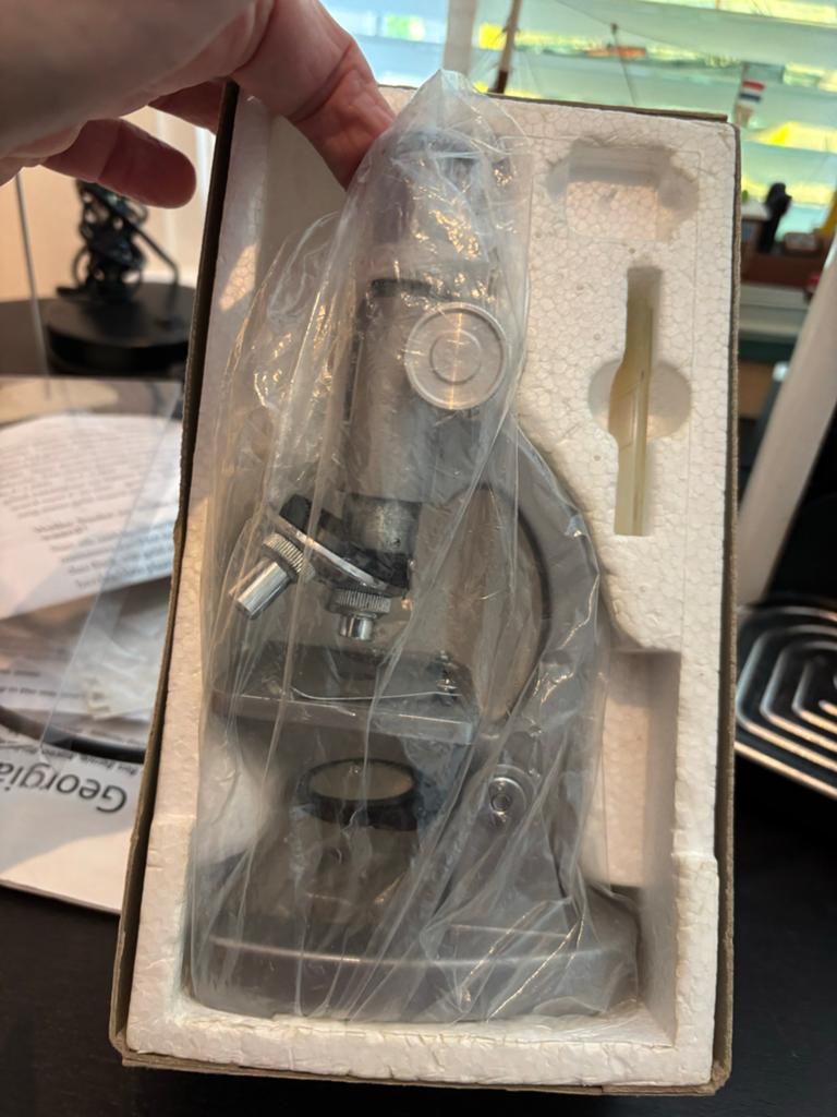 Vintage Revue Mikroskop 300X - Zo goed als nieuw, Ophalen of Verzenden, Zo goed als nieuw, Minder dan 400x, Biologische microscoop