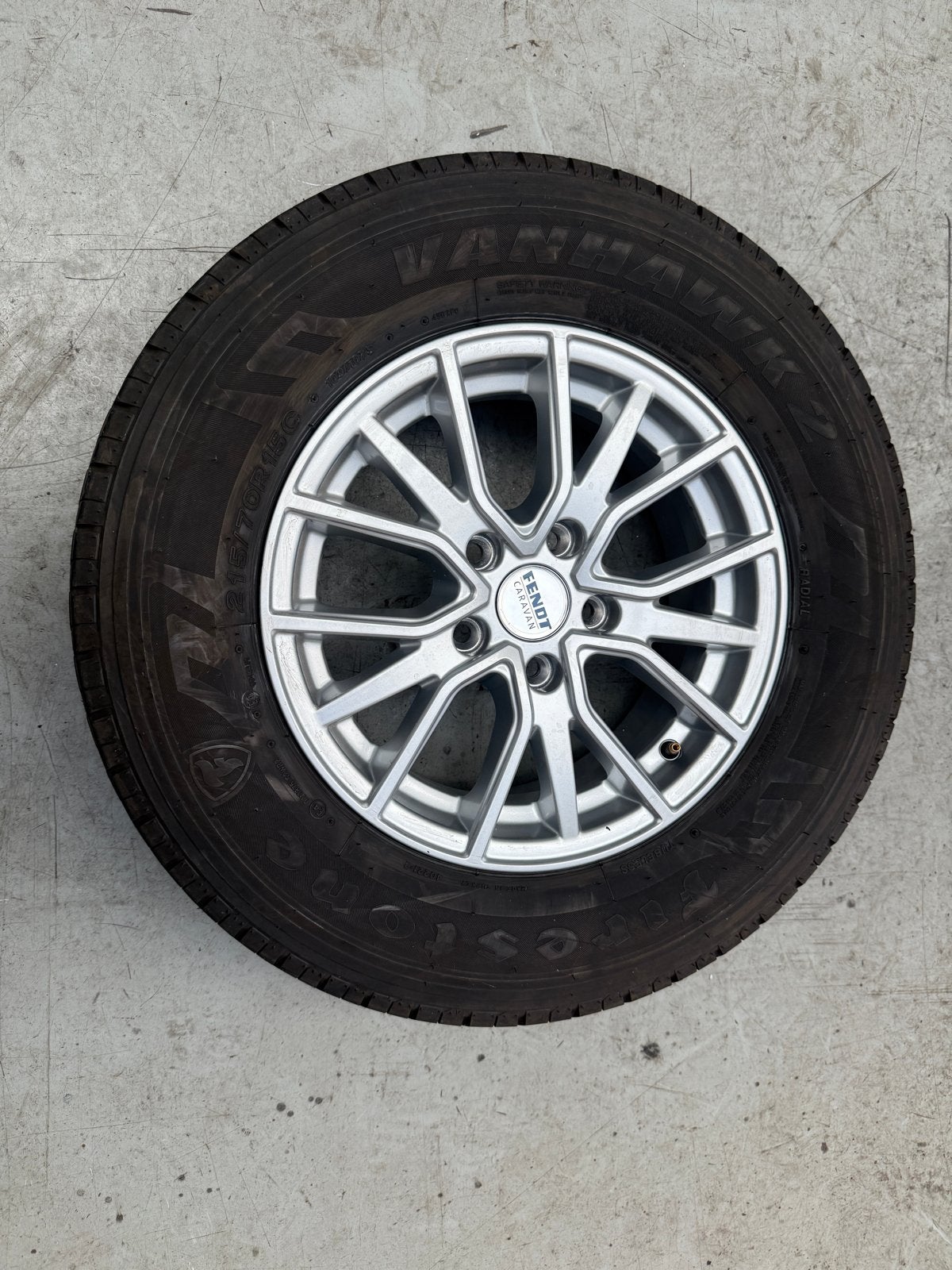 Originele Fendt velg 15 inch met  band, Caravans en Kamperen, Ophalen, Gebruikt