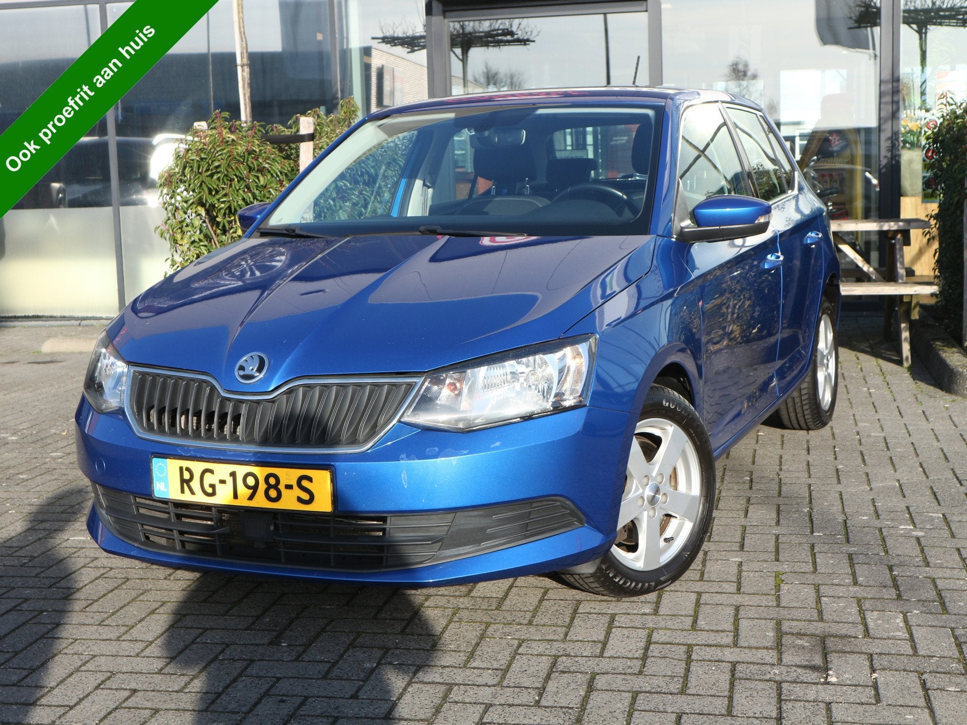 Skoda Fabia 1.2 TSI Drive AUTOMAAT CRUISE AIRCO 84098 KM, Stof, Gebruikt, 4 cilinders, 49 €/maand